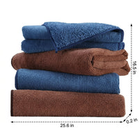 Large Microfibre Towel and 65x42cm Car Drying Towel, Microfibre Cloth for Washing, Absorbent Microfiber Car Cleaning Cloth
