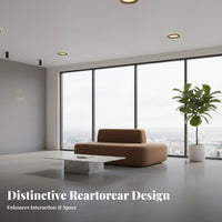 Creative Shape Double-Sided Island Bench Modern Aesthetic Commercial Furniture Easy Setup Lobby Seating High Weight Capacity for Interior Designers, Business Owners, Office Managers, Reception Area, Retail shop, Waiting Room