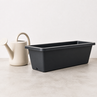 Deep Planter 55cm Rectangular 25L for Home Gardening, Flower Pots, Balcony Vegetable & Flower Cultivation