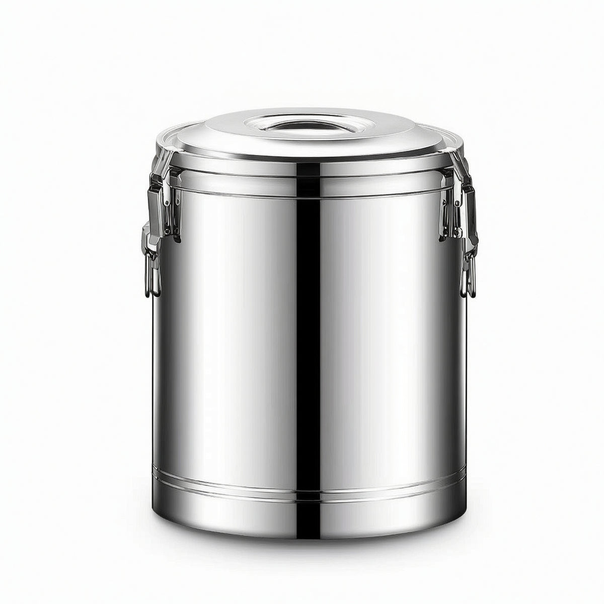 Thermal Bucket with Lid Heavy-Duty Soup Container with Lid Rust-Resistant Beverage Dispenser for Caterers, Restaurants, Cafeterias, Catering