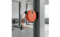 Retractable Air Conduit Reel Automatic Air Conduit Reel with Wall Mount Auto Rewind for Mechanics, DIY Hobbyists, Garage, Workshop