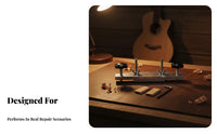 Long-Lasting Metal Construction Guitar Bridge Repair Fixture Professional Grade Acoustic Guitar Bridge Gluing Jig Portable for Luthiers