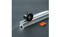Roller Wheel with Bearing Replacement Rubber Coated Roller Heavy Duty for Technicians, Sliding Doors