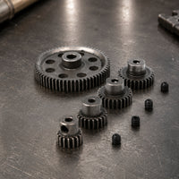 Metal Spur Gear with Pinion Gears Replacement Spur Gear with Screws Upgrade