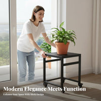 Rolling Plant stand With casters Rolling Pot Mover Floorgentle for Living Room