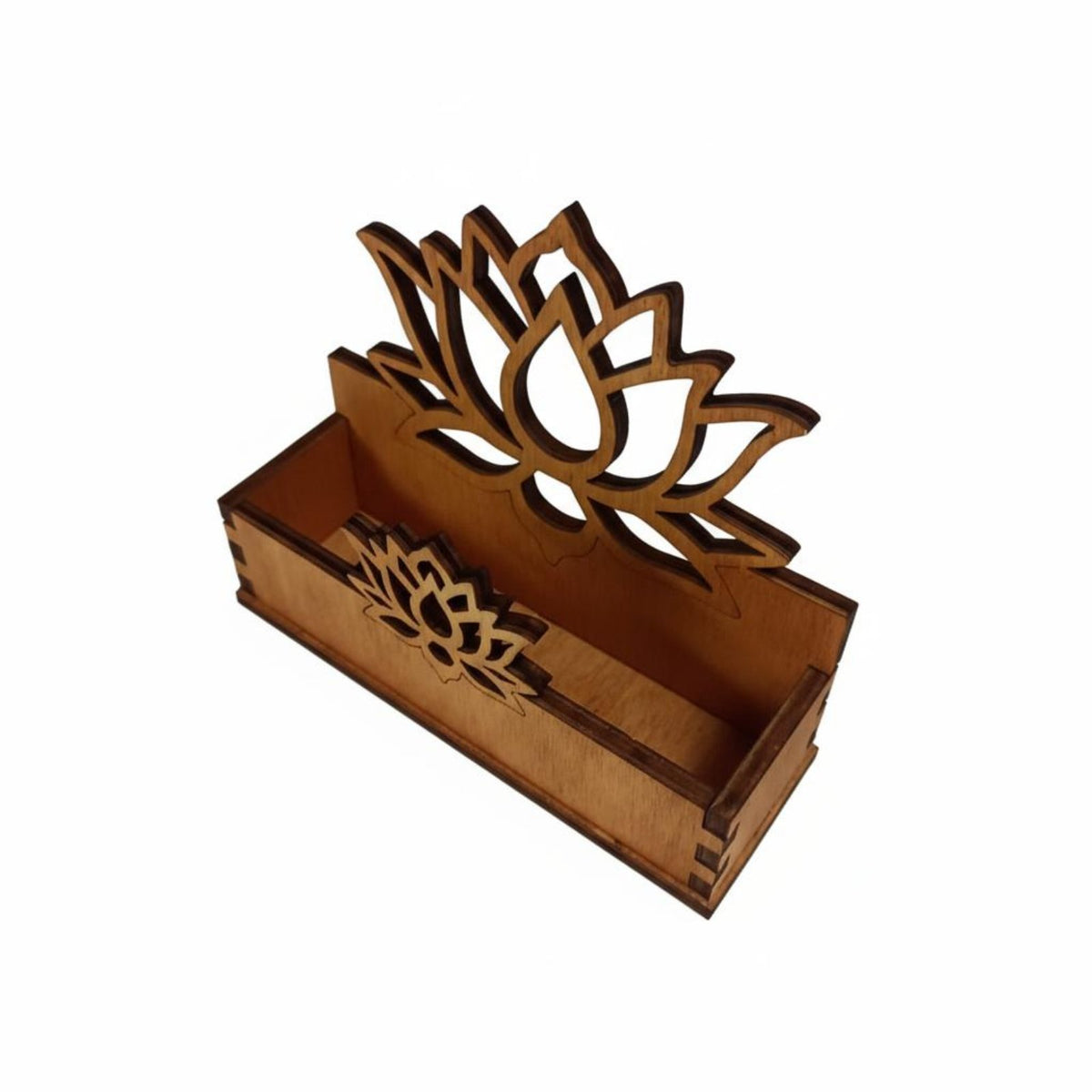 Lotus Flower Desk Organizer Versatile Storage Box for Office