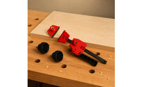 2 Pieces 20 Mm Hole Woodworking Tabletop Clamp Lever Handle Tabletop Woodworking Clamp Hand-Tightening Knobs Clamping Tool Engineering Plastic for Woodworkers, Workbenches
