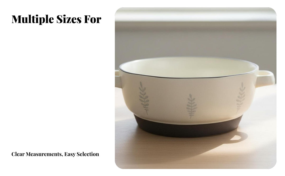 Vintage Japanese Underglaze Ceramic Bowl Set, Flower Pattern Tableware for Home Dining