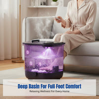 Foot Spa Bath, Heated, Constant Temperature, Electric Massage, Deep Basin, Home Wellness