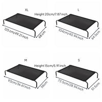 Elevated the Ground Raised Metal Frame Pet Bed Year-Round Use Metal Frame Dog Bed Easy to Clean for Large Dogs, Indoor, Living Room, Bedroom