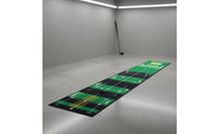 Golf Practice Mat TPR Backing Indoor Putting Mat Indoor Putting Green Easy Storage Golf Practice Even-Rolling Roll for Golfers