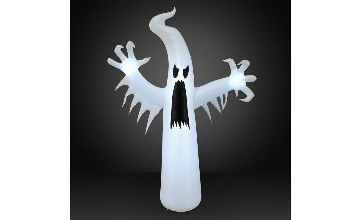Weather-Resistant Halloween Inflatable Ghost Lightweight Inflatable Ghost Sturdy Lawn Ornament Long-Lasting for Yard