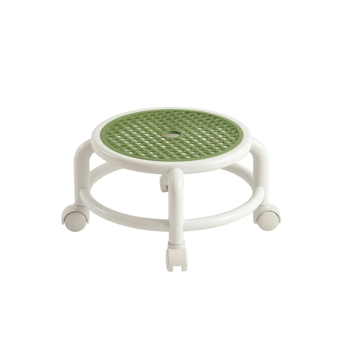 Low Rolling Stool Easy to Clean Low Stool with Wheels Furniture Breathable Mobile for Adults, Entryway, Living Room