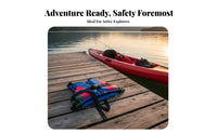 Grown-up Flotation Device Lightweight Kayaking Buoyancy Aid Fishing Safety Vest Breathable Swimming Buoyancy Aid Quick-Dry