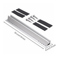 Predrilled Solar Mini Safeguard Pads Solar Panel Mounting Photovoltaic Roof Hardware Lightweight