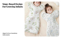 Anti-Startle Design Arms-up Swaddle pouch year-round Transitional Swaddle pouch snug-fit infant sleep pouch dual-direction fastener for Newborns, Infants, Parents, nighttime, Naptime, bed, Nursery