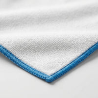 Fuzz Cloth and Glasses Cleaning Cloth, Large Microfibre Cloths for Wine Glass, 35cm x 50cm Glass Cloth with Overlock Border Binding