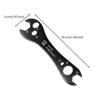 Slim Air-Conditioner Wrench Corrosion-Resistant HVAC Service Wrench Heavy-Duty Air Conditioning Spanner Multipurpose for Outdoor Unit Servicing
