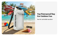 Waterproof Phone Bag Touch Screen Friendly Waterproof Phone Protector Secure Closure for Snorkelers, Outdoor Enthusiasts, Water Parks, Waterpark