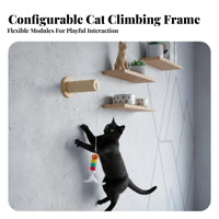 Sisal scrapeing Surface verticalMounted feline Playground Space-Saving Feline Activity hub Multi-Functional Pet Furniture personalizedizable Design for Small Homes, Apartment, Apartments, Living Room