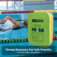 Beginner Friendly Swimming Kickboard High Buoyancy Swim Training Board Lightweight for Beginners, Children, Water Aerobics, Beach