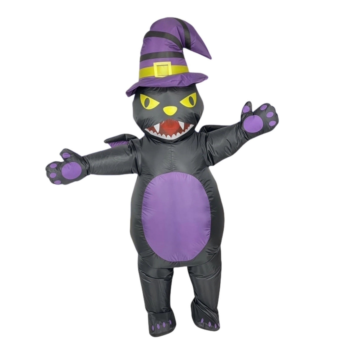 Inflatable Sorcerer Cat Costume Full-Body Cat Costume Comfortable Inflatable Suit for Teens