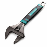 Adjustable Wrench Thickened Adjustable Spanner Wrench with Hanging Hole Wide-Opening Tool Heavy-Duty for DIYers, Workshop