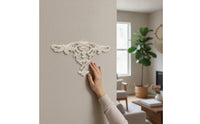 Wood Carved Applique Ornate Wood Applique Classical Ornament for Cabinets