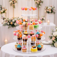 Sucker Display Stand Transparent Sucker Display Stand with Tiers Cake Sweet Treat Holder Reusable Polished for Bakers