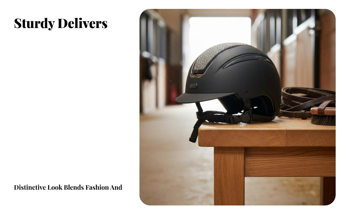 Equestrian Helmet Impact Resistant Horse Riding Helmet Customizable Fit Shielded Headwear for Equestrians, Beginners, Stable