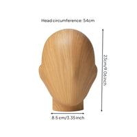 Mannequin Head Stand Tabletop Mannequin Head with Wooden Base Stable for Shelf