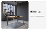Nordic design Elephant Leg Table and Woven Chair Combo Modern Minimalist Dining Room Set Sintered Stone surface Mealtime Furniture Rounded Corners for Families, partners, Homeowners, Apartment, Kitchen
