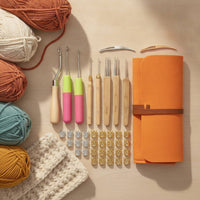 Crochet Hook Set Comfortable Crochet Set Lightweight Knitting Tool Kit for Crocheters, Beginners, Travel