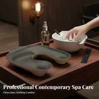 Comfortable Fit Perm Water Catching Tray Lightweight Hair Perm Neck Tray Ergonomic Design for Barbers, DIY Enthusiasts, Barbershop, Home Use