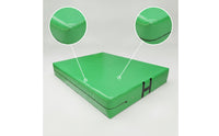 Gymnastics Practice Mat Thick Gymnastics Mat with Handles Wipe-Clean for Martial Arts