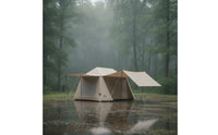Easy Setup Inflatable Tent 4-Person Tent with Awning Waterproof Windproof for Campers, Families, Camping, Lakeside