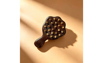 Wooden Scalp Massage Comb Smooth Hardwood Comb with Massage Tines Compact for Travel