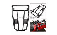 Motorcycle Rear Luggage Rack Matte Black Motorcycle Rear Rack Rust Resistant for Commuters