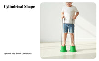 Active Play kids' Balance Stilts Adjustable Rope Plastic Walking Stilts Educational for Children, Preschoolers, Playground, Indoor, Outdoors