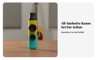 Easy to Play Double Diaphragm Kazoo Portable Professional Performance Kazoo Long-Lasting for Beginners, Kids, Guitar Accompaniment