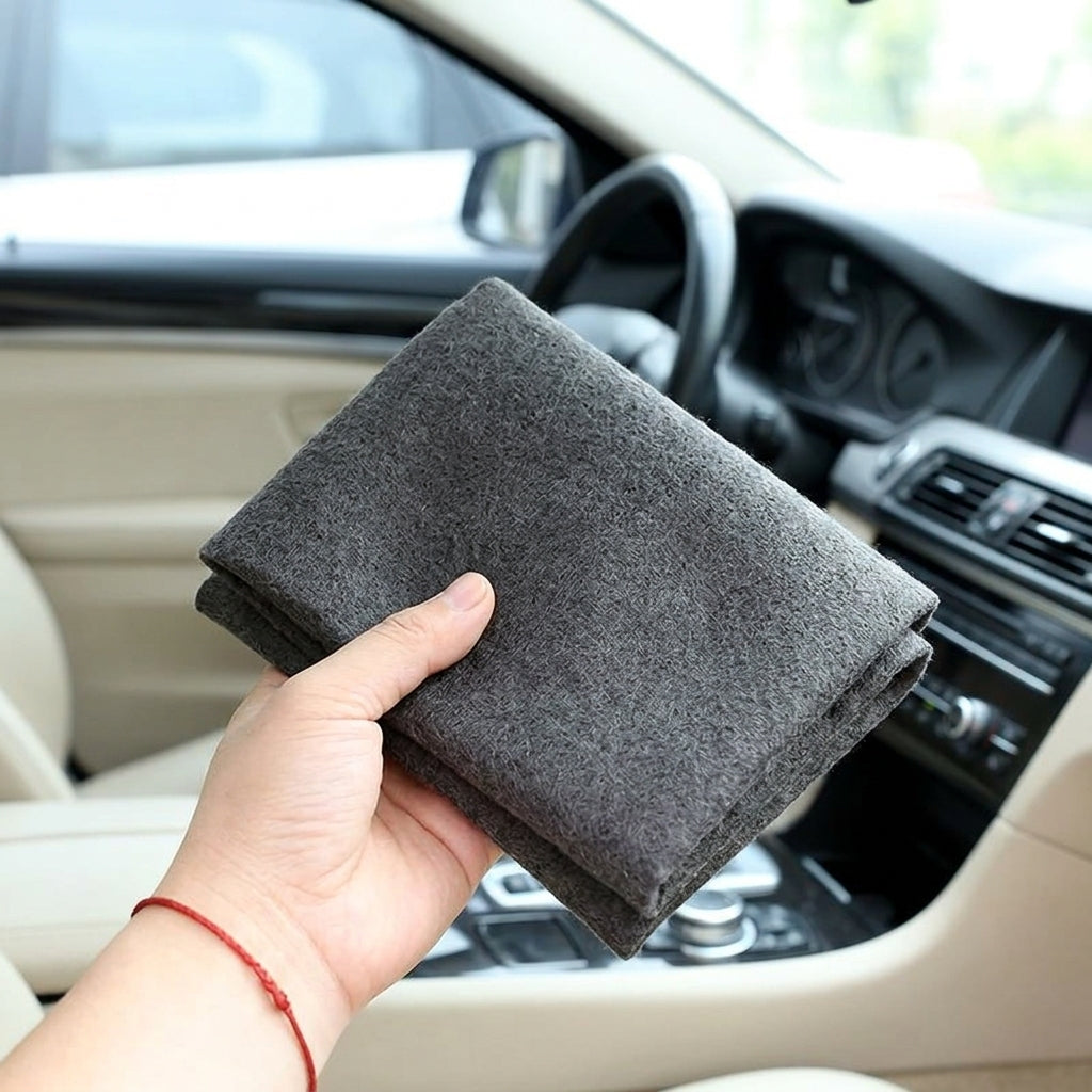 Abrasion-Resistant Towel Microfibre Cloth, High Absorbency Microfibre Towel for Car Exterior, Washable Microfibre Cloth 40cm x 50cm for Glass Panes