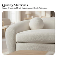Minimalist Design Cashew-Shaped sofa Light Luxury archedd Couch signature and design Living Room Furniture Nordic visual and design for Interior Designers, Apartment Dwellers, Young Adults, Lounge Area, Playroom