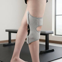 Stabilizing Flexible Knee Brace Adjustable Patella Support Brace Breathable Hinged Knee Support Lightweight for Seniors, Squatting, Hiking, Walking