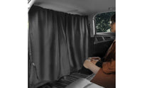 2 Pieces Light Blocking Blackout Partition Curtain Easy to Install Car Blackout Divider Sun Shade Front Rear Seat Partition Sunshade for Van, Rv, Camping, Travel