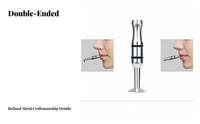 Portable Trumpet Embouchure Training Device Lightweight and Compact Wind Instrument Embouchure Tool Two-Sided-Ended Design
