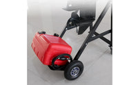 Folding Outboard Motor Trolley Foldable Outboard Motor Stand with Wheels Portable Wheeled Stand with Tray Sturdy for Boaters, Mechanics, Workshop, Garage, Dockside
