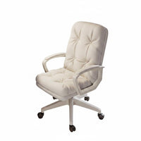 Rolling Sofa Design Chair Ergonomic Cushioned High-Back Desk Chair Soft Padded