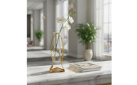 Test Tube Vase with Metal Stand Minimalist Hydroponic Propagation Station