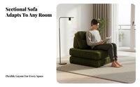 Nordic sectional section Soffluffylikelike-Like pading foam section Sofa Minimalist visual Nordic Living Room Seating Combinable Sections for Apartment Dwellers, Design aficionados, Balcony, Small areas, Lounge Area, Playroom