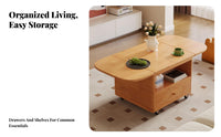 Mobile Design Multi-Tier Rolling Cart Space-Saving Expandable Rolling Storage Table Minimalist Design Living Room Furniture Sturdy Construction for Apartment Dwellers, Families, Homeowners, Small Areas, Dining Area, Kitchen, Home Office